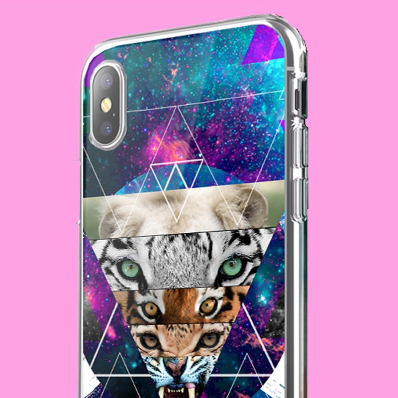 Tiger Swag - iPhone X Carcasa Transparenta Silicon