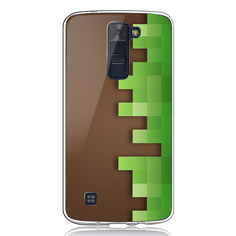 Minecraft - LG K8 Carcasa Transparenta Silicon