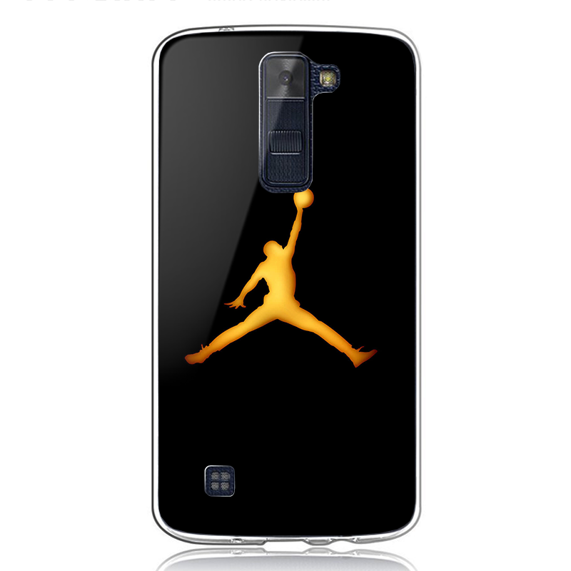 Golden Jordan Logo - LG K8 Carcasa Transparenta Silicon