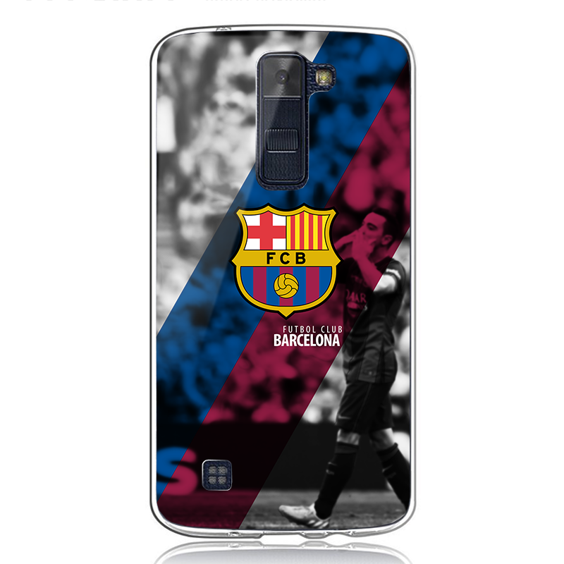 FC Barcelona 2 - LG K8 Carcasa Transparenta Silicon