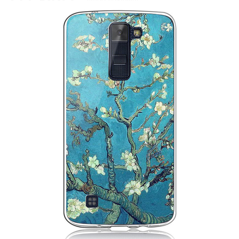 Van Gogh - Almond Blossom - LG K8 2017 Carcasa Transparenta Silicon