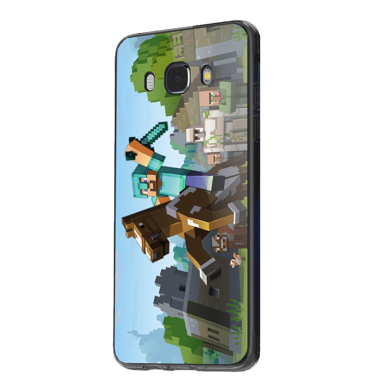 Minecraft Horse - Samsung Galaxy J5 Carcasa Silicon 