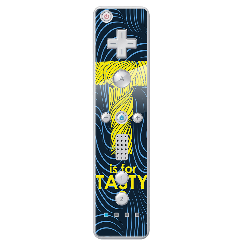 T is for Tasty - Nintendo Wii Remote Skin