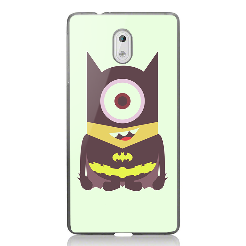 Minion Batman - Nokia 3 Carcasa Transparenta Silicon
