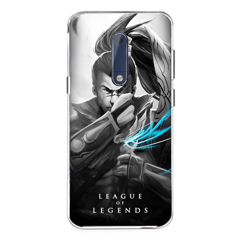 League of Legends Yasuo 2 - Nokia 5 Carcasa Transparenta Silicon