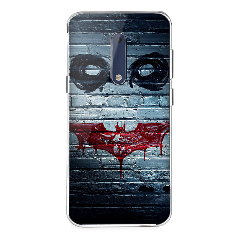 Batman/The Joker - Nokia 5 Carcasa Transparenta Silicon