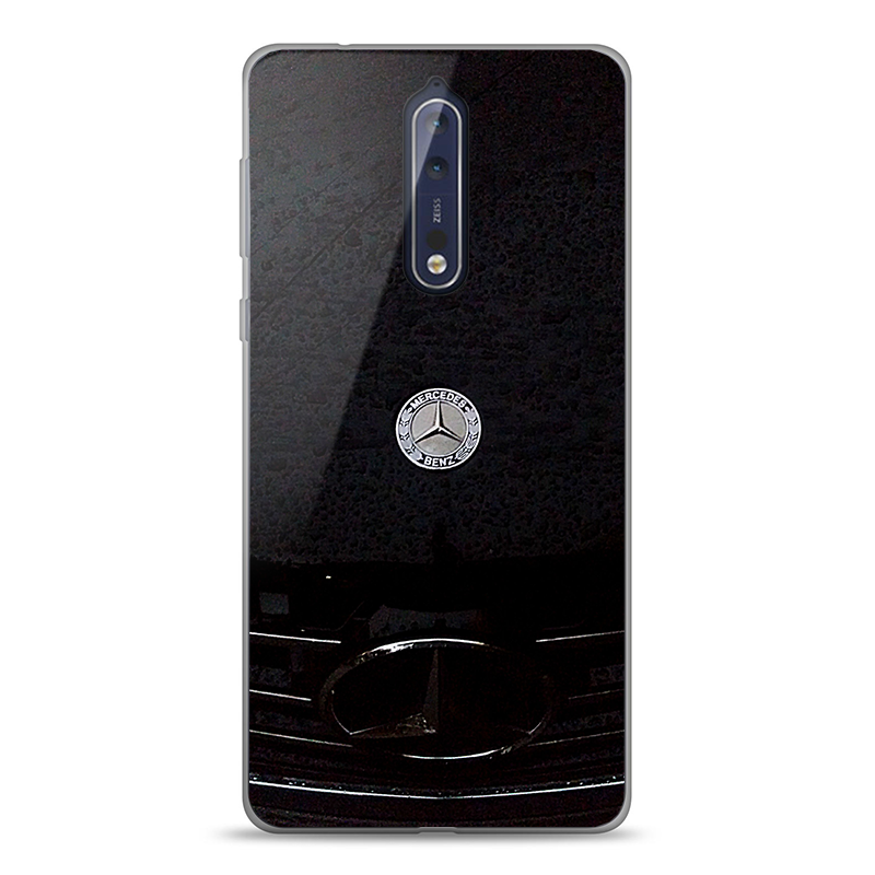 Mercedes Benz - Nokia 8 Carcasa Transparenta Silicon