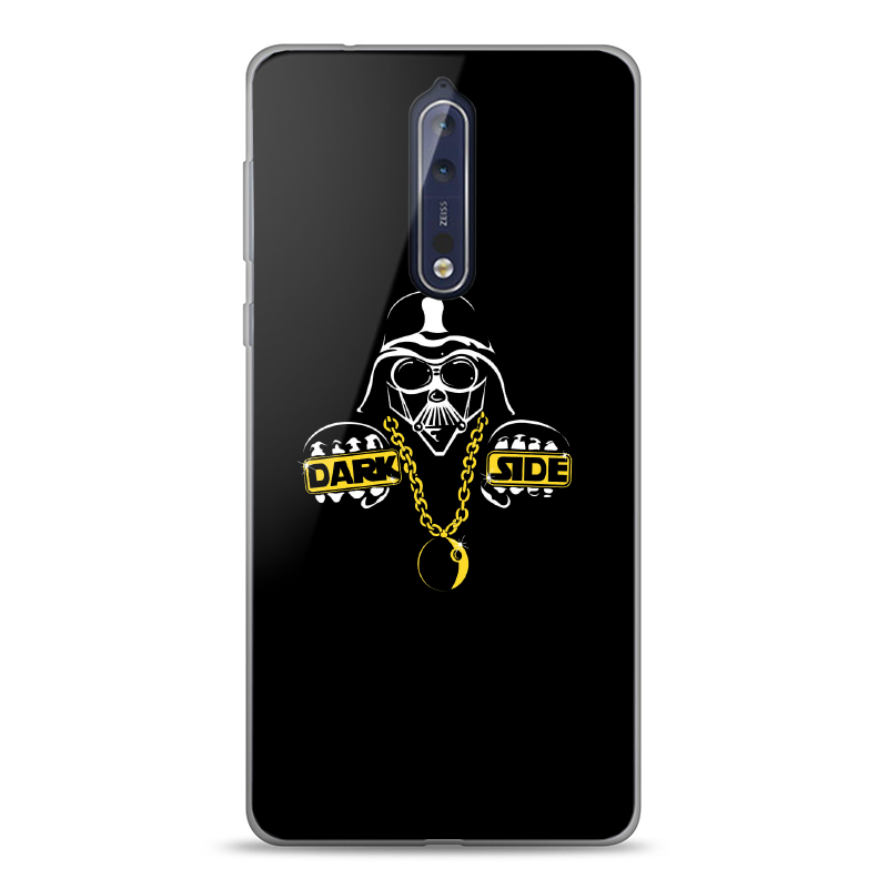 Dark Side - Nokia 8 Carcasa Transparenta Silicon