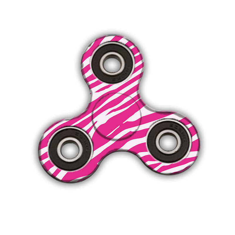 Fidget Spinner - Pink Zebra