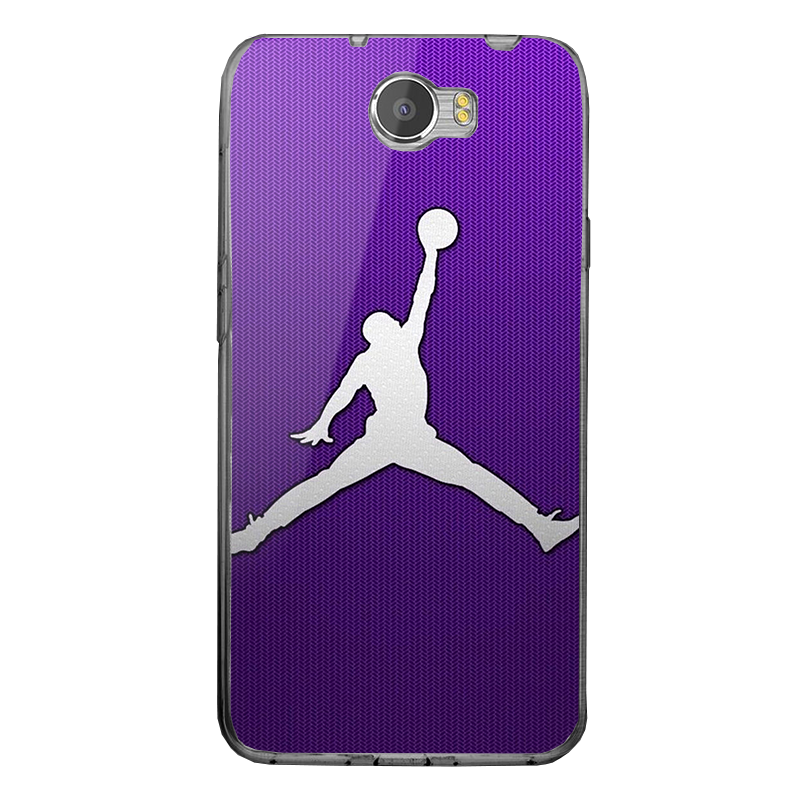 Purple Jordan - Huawei Y5 II Carcasa Transparenta Silicon