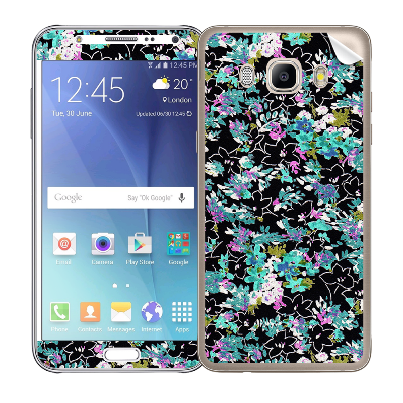 Floral Black - Samsung Galaxy J5 Skin