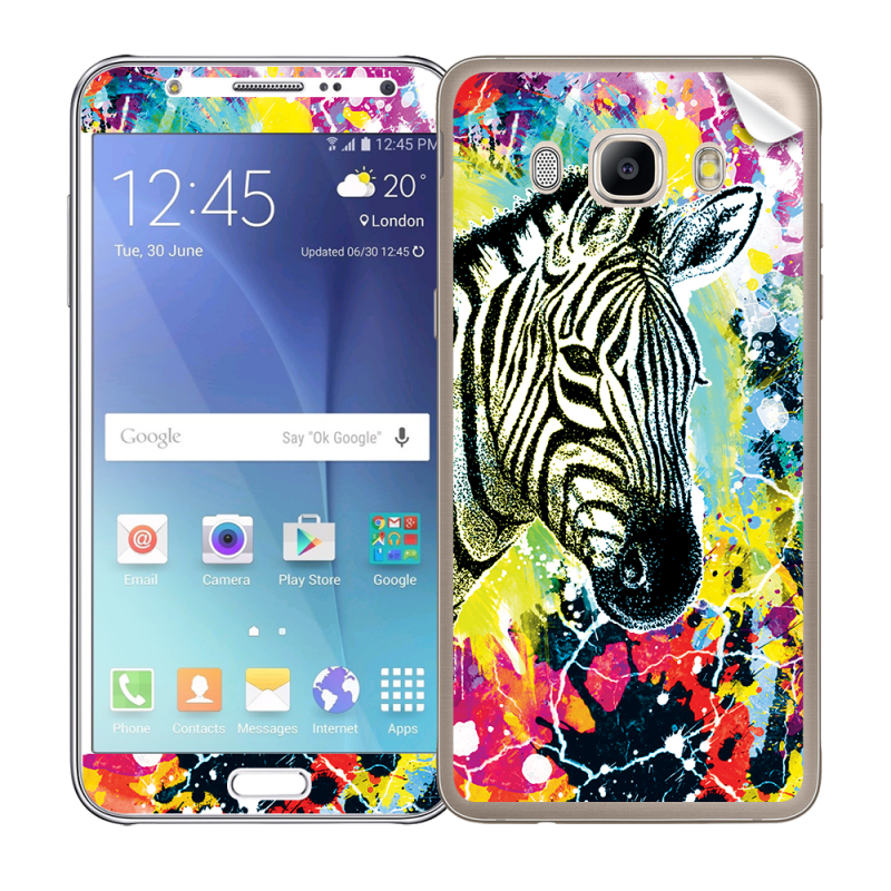 Zebra Splash - Samsung Galaxy J5 Skin