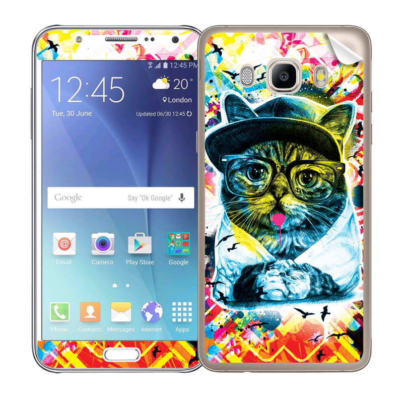 Hipster Meow - Samsung Galaxy J5 Skin