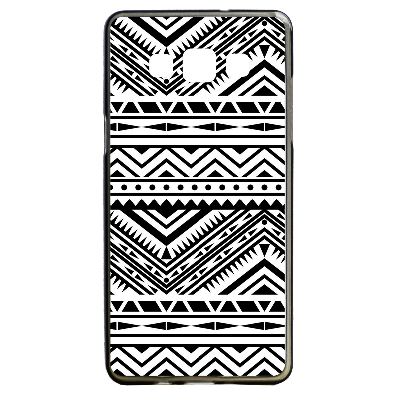 Tribal Black & White - Samsung Galaxy A5 Carcasa Silicon