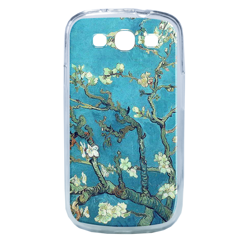Van Gogh - Branches with Almond Blossom - Samsung Galaxy S3 Carcasa Silicon