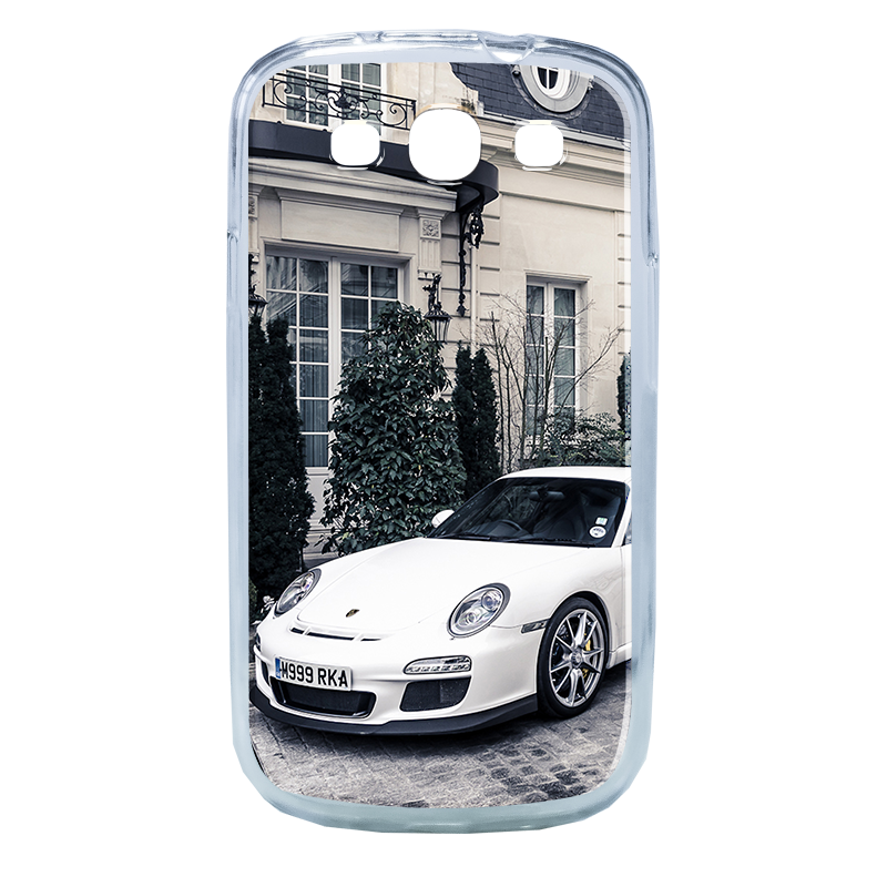 Porsche - Samsung Galaxy S3 Carcasa Transparenta Silicon