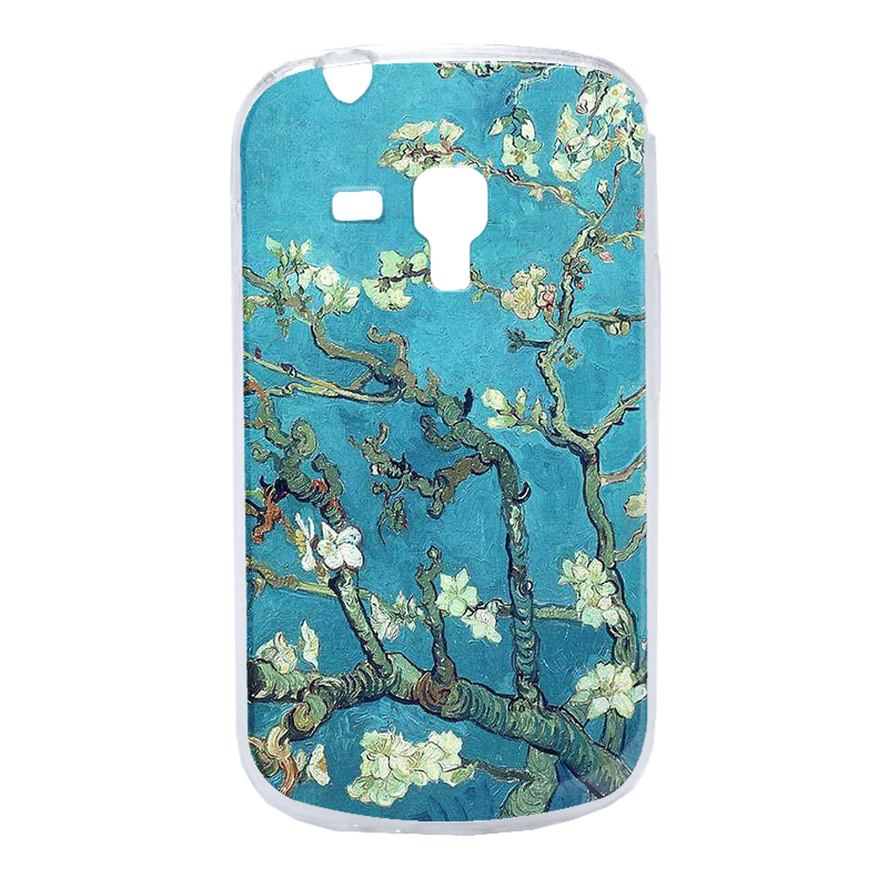 Van Gogh - Branches with Almond Blossom - Samsung Galaxy S3 Mini Carcasa Transparenta Plastic
