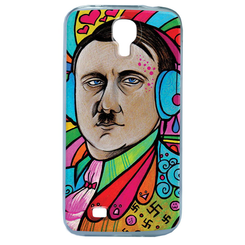 Hitler Meets Colors - Samsung Galaxy S4 Carcasa Transparenta Silicon