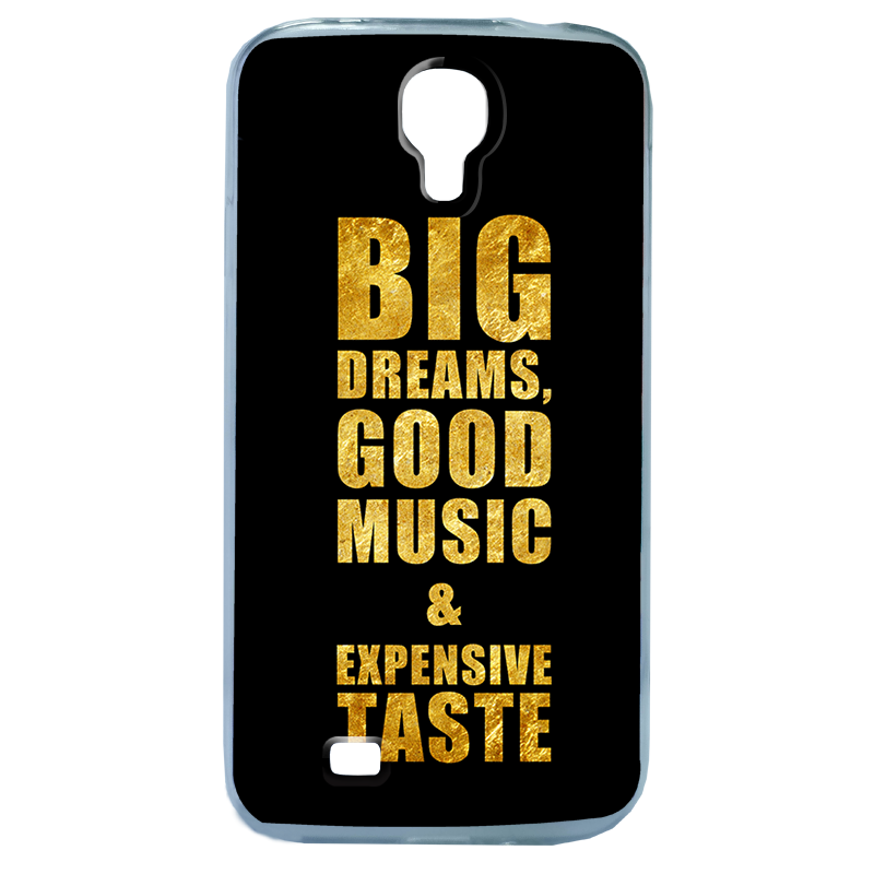 Good Music Black - Samsung Galaxy S4 Carcasa Transparenta Silicon
