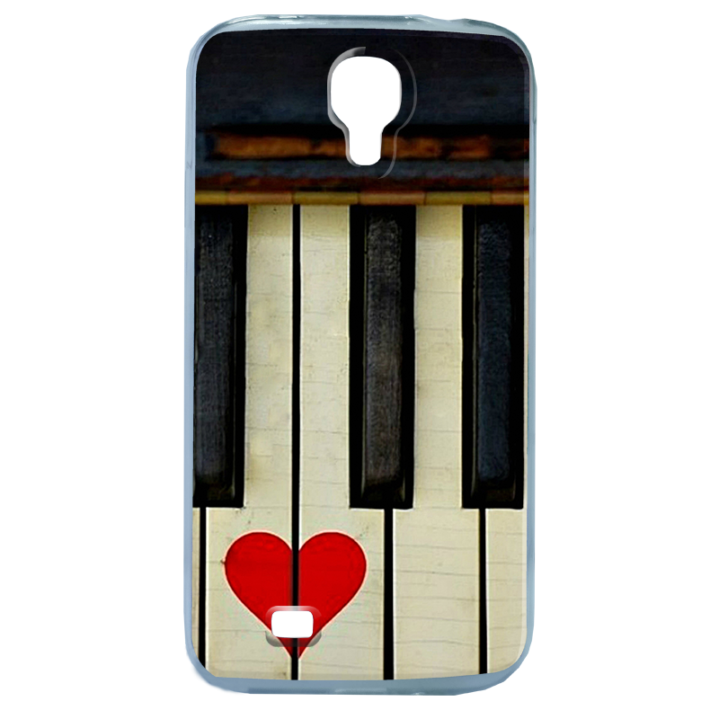 Piano Love - Samsung Galaxy S4 Carcasa Transparenta Silicon