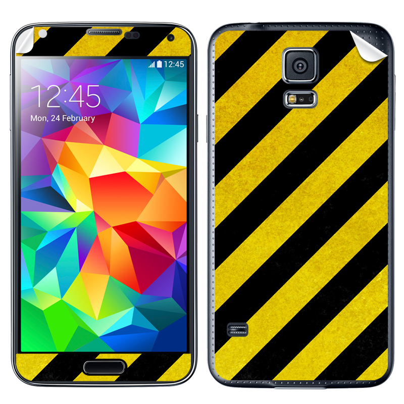 Caution - Samsung Galaxy S5 Skin