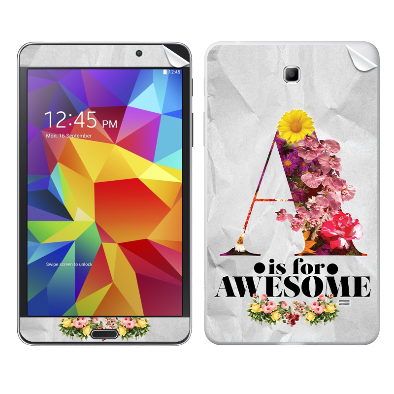 A is for Awesome - Samsung Galaxy Tab Skin