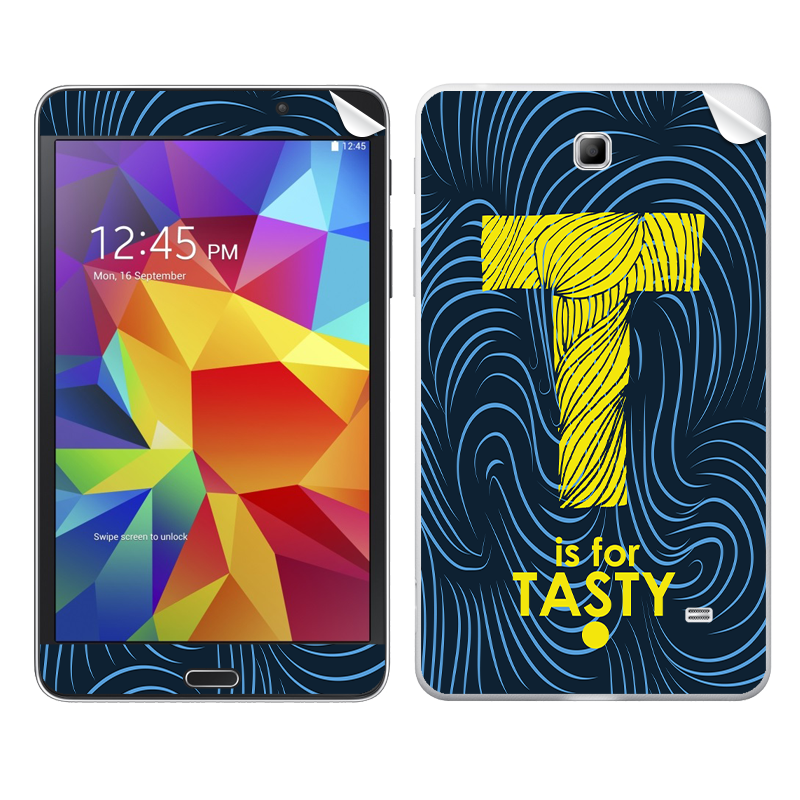 T is for Tasty - Samsung Galaxy Tab Skin