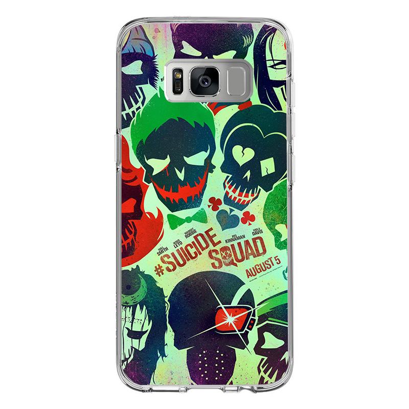 Suicide Joker - Samsung Galaxy S8 Carcasa Transparenta Silicon