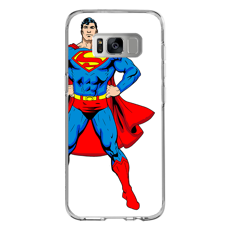 Superman - Samsung Galaxy S8 Plus Carcasa Transparenta silicon