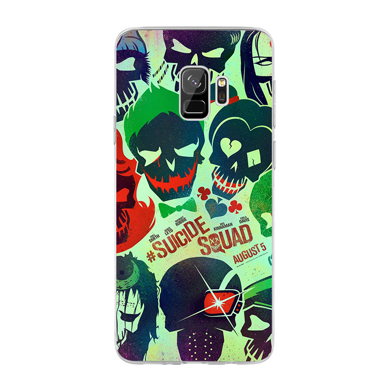 Suicide Joker - Samsung Galaxy S9 Carcasa Transparenta silicon