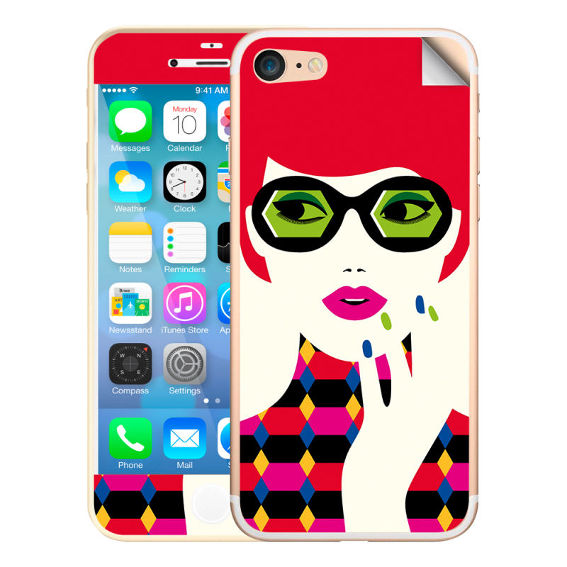Redheaded Lady - iPhone 7 / iPhone 8 Skin