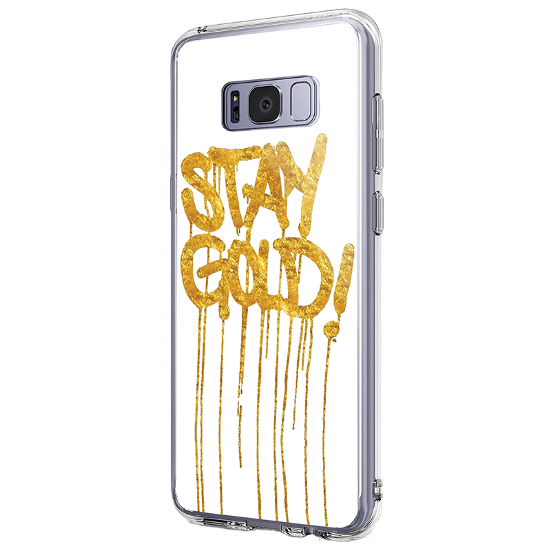 Stay Gold - Samsung Galaxy S8 Plus Carcasa Premium Silicon