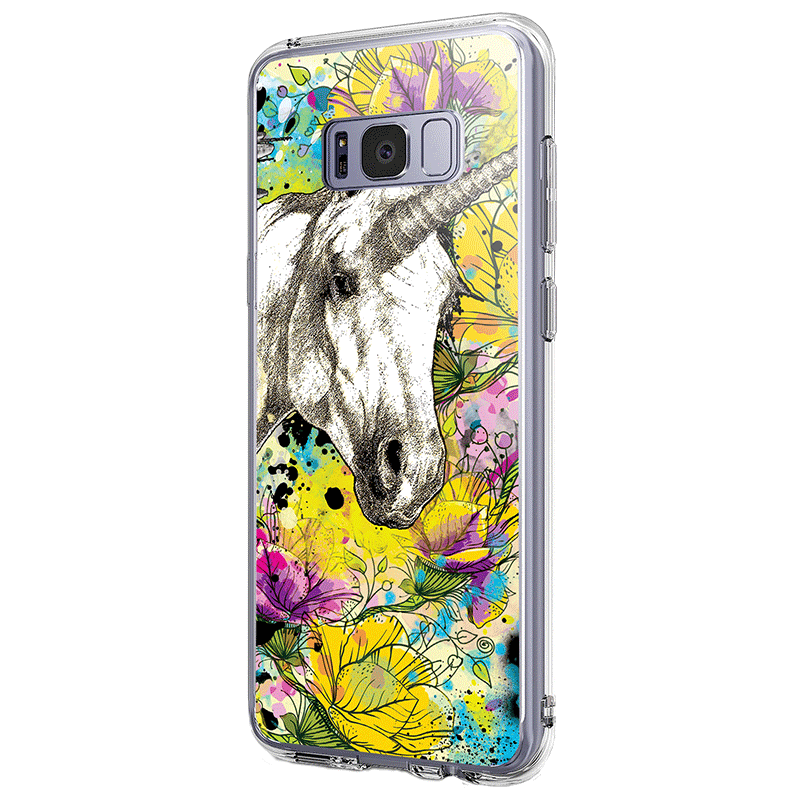 Unicorns and Fantasies - Samsung Galaxy S8 Carcasa Premium Silicon