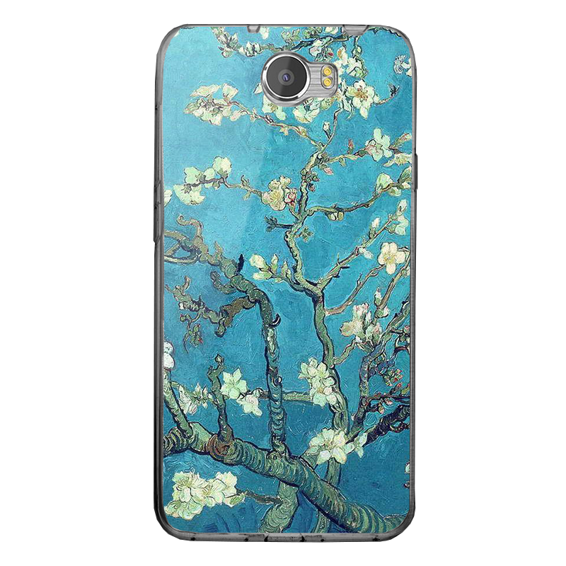 Van Gogh - Branches with Almond Blossom - Huawei Y5 II Carcasa Transparenta Silicon