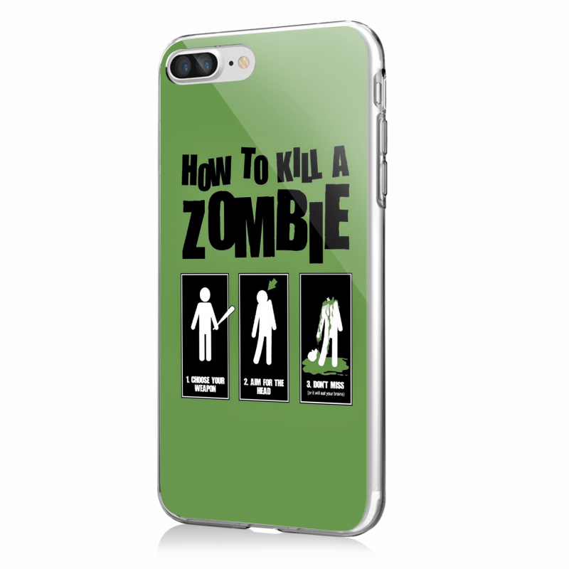 Walking Dead 4 - iPhone 7 Plus / iPhone 8 Plus Carcasa Transparenta Silicon