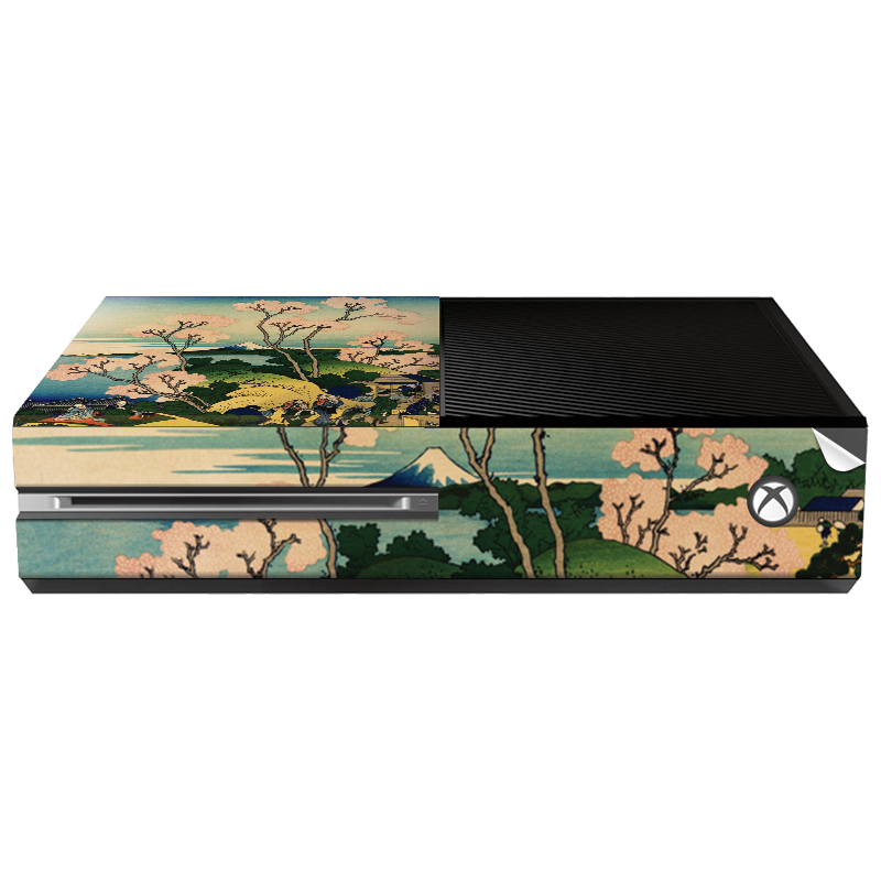 Hokusai - The Fuji from Gotenyama at Shinagawa on the Tokaido - Xbox One Consola Skin