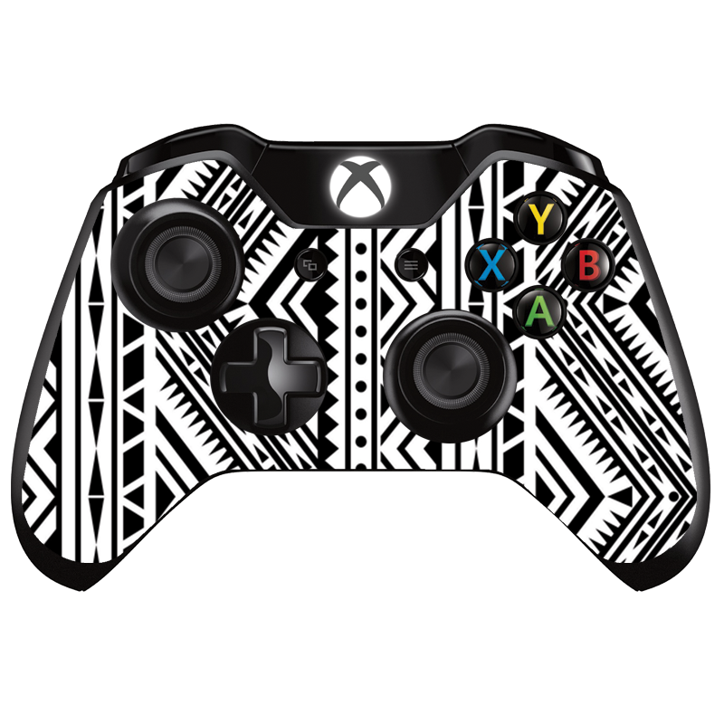 Tribal Black & White - Xbox One Controller Skin