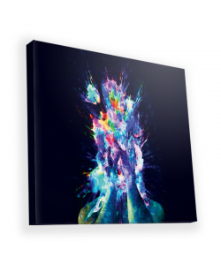 Explosive Thoughts - Canvas Art 90x90
