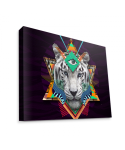 Eyes of the Tiger - Canvas Art 35x30