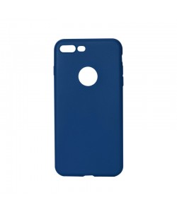 Procell Silky - iPhone 7 Plus Carcasa Silicon Albastru Inchis