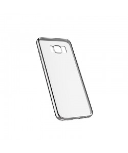 Devia Glitter Soft Silver - Samsung Galaxy S8 Carcasa Silicon (margini electroplacate)