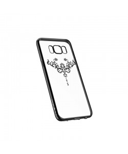 Devia Iris Gun Black - Samsung Galaxy S8 Carcasa Silicon (Cristale Swarovski®)