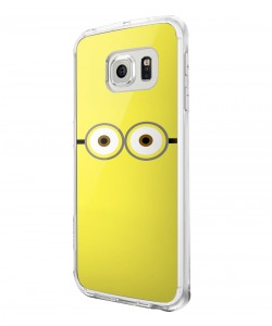 Minion Eyes - Samsung Galaxy S6 Carcasa Silicon