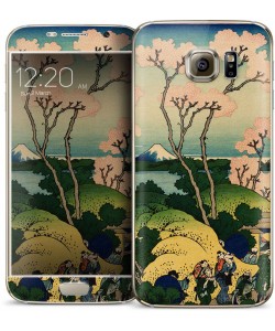 Hokusai - The Fuji from Gotenyama at Shinagawa on the Tokaido - Samsung Galaxy S6 Skin