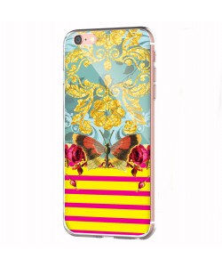 Butterfly Effect - iPhone 6 Carcasa Transparenta Silicon