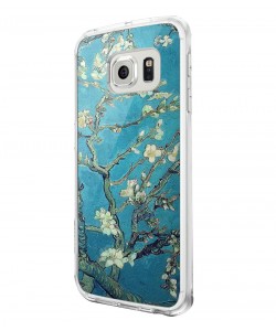 Van Gogh - Branches with Almond Blossom - Samsung Galaxy S6 Carcasa Silicon