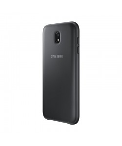Samsung Dual Layer Cover Black - Samsung Galaxy J7 (2017) Carcasa Silicon Negru
