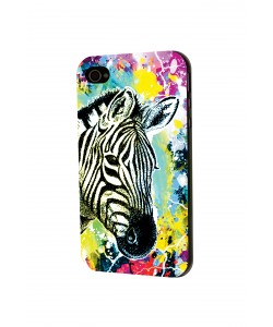 Zebra Splash - iPhone 4 / 4S Skin