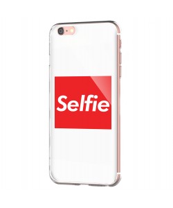 Selfie - iPhone 6 Carcasa Transparenta Silicon