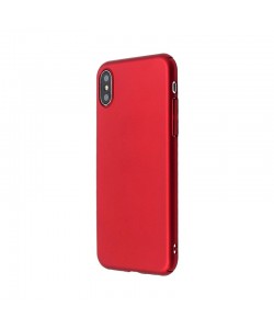 Just Must Uvo - iPhone X Carcasa Plastic Red (material fin la atingere, slim fit)